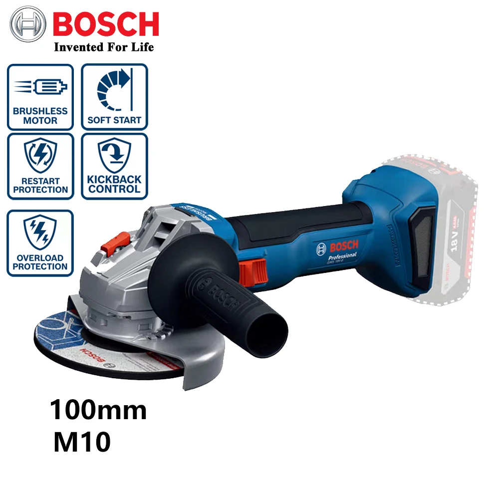 Power Tools Professional - Bosch GWS 18V-8 Professional 18V Akülü