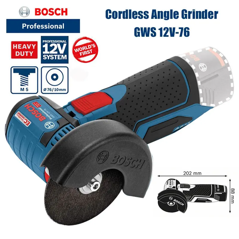 Bosch GWS 12V-76 Professional  - Power Tools Professional incelemesi ve fiyatı